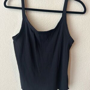 Old Navy Black Ribbed Camisole